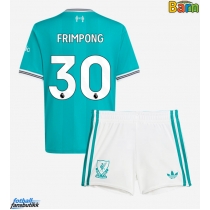 Liverpool Jeremie Frimpong #30 Tredjedraktsett Barn 2025-26 Kortermet (+ Korte bukser)